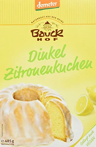 Bauckhof Demeter Dinkel Zitronenkuchen Backmischung von Bauck