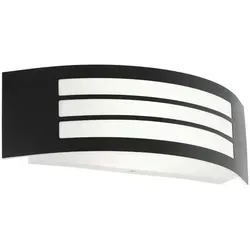 Produktbild Eglo Aussenwandleuchte, Schwarz, Weiß, Metall, Kunststoff, länglich,länglich, 10x9x31 cm, Lampen & Leuchten, Außenbeleuchtung, Außenleuchten