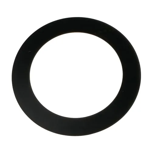 Fame FRBD-5BK Bass Drum Ring, 5 Zoll, Schwarz, Selbstklebender Lochverstärkungsring, Drumfelle Mikrofon-Positionierung, Rissfreie Schablone, Klangoptimierung