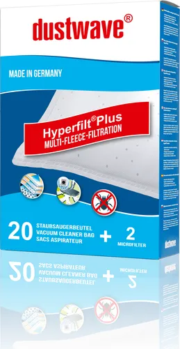 Staubfilterbeutel (Superpack) passend für ok. - OVC 205 Bodenstaubsauger - dustwave® Markenstaubbeutel - Germany + inkl. Micro-Filter 40