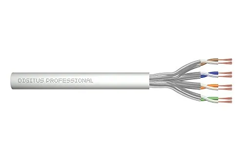 DIGITUS CAT 6A U/FTP Twisted Pair Roh-Patchkabel - Netzwerk Zubehör & Kabel - 305 m halogenfreies Bulkkabel mit U/FTP Abschirmung für optimale Datenübertragung und hohe Leistung.