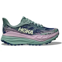 Hoka Damen Stinson 7 Trailrunning Schuhe - Maximal gedämpfter Damen-Trailrunning-Schuh, ideal für lange Läufe auf verschiedenen Untergründen, bietet hohe Stabilität und vielseitige Traktion.
