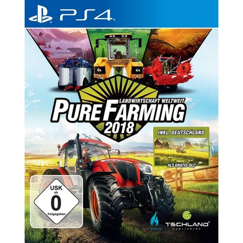 Pure Farming 2018 Landwirtschaft weltweit D1 Edition Sony PS4 Spiel NEU&OVP