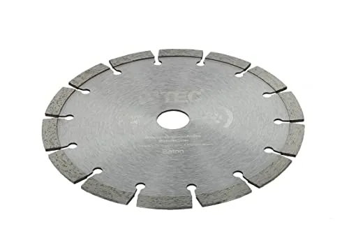 BTEC Diamanttrennscheibe Sinter für Beton Mauerwerk Ziegel Pflastersteine uvm. mit Bohrung 22,22mm für Winkleschleifer Ø 178 mm