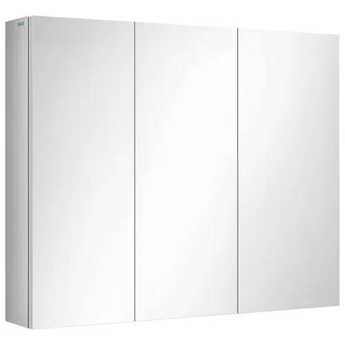 kleankin Spiegelschrank Edelstahl, Glas von kleankin