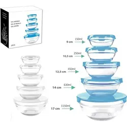 Produktbild Vorratsdosen Glas Set mit Deckel