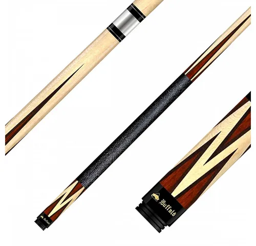 Buffalo Ultimate BU-6 Poolbillard Queue 147 cm, 2-teilig - Queues für Pool-Billard, hochwertiger 2-teiliger Queue für präzises Spiel und optimale Kontrolle.