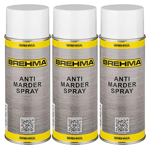 BREHMA 3X Antimarderspray Marderschreck Marder Spray Marderabwehr 400ml
