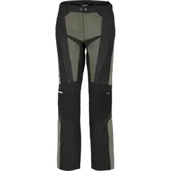 Spidi 4 Season Evo H2Out Damen Motorrad Textilhose, schwarz-grün, Größe XS - Wasser- und winddichte Textilhose für Damen, ideal für jedes Wetter. Hergestellt aus strapazierfähigem Nylon, bietet sie hohen Tragekomfort und Sicherheit auf der Straße.