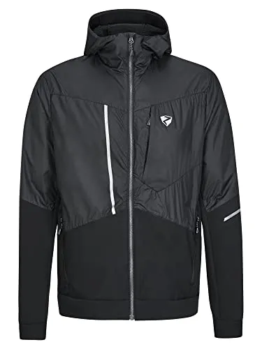 Ziener Nikolo man Jacket Active schwarz (48) - Funktionsjacke für Herren, winddicht und atmungsaktiv mit PrimaLoft ACTIVE Futter. Optimal für Klettersteige und Skitouren, PFC-frei und umweltfreundlich.