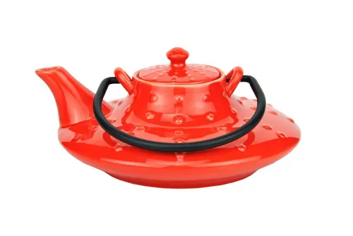 MamboCat Japanische Teekanne Honshu 0,7l in Rot in rot von MamboCat