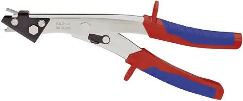 KNIPEX Blechknabber 90 55 280 - 280 mm - Zangen für präzises Schneiden von Blech, mit ergonomischem 2-Komponenten-Griff für hohen Komfort und Kontrolle, hergestellt in Deutschland.