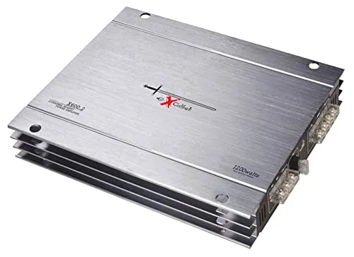 eXcalibur X600.2 2-Channel Car Amplifier – 1200W MAX Power