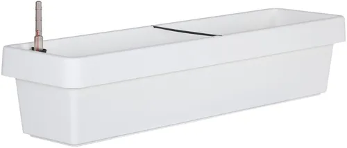 Geli Bewässerungsblumenkasten Viva Kunststoff weiß 80 cm