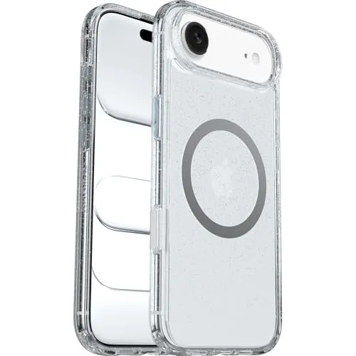 Symmetry Clear Handyhülle für iPhone Air, transparent/silber - Schutz Handyhülle, robustes Polycarbonat und thermoplastisches Elastomer, perfekt für MagSafe und optimalen Schutz.