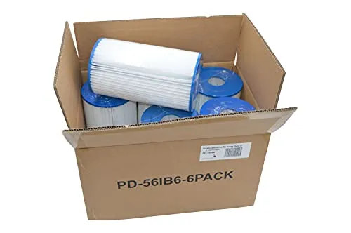 SPIRATO Filterkartusche Type B - 6 Stück Multipack der Ersatzkartusche für Intex Filteranlagen