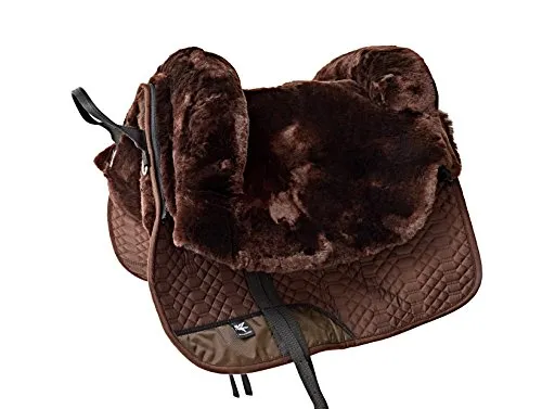 Engel Reitsport Lammfell Fellsattel FELLSA-R3-MOC Ibero Mocca braun