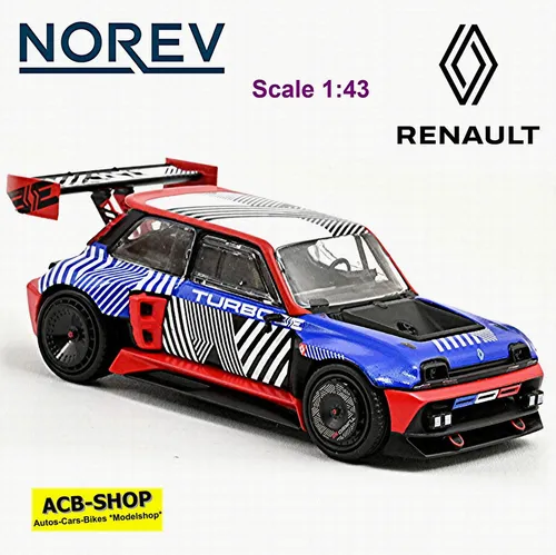 Produktbild Renault Concept R5 Turbo 3E E-Tech 100% Electrique Bleu 2023 - 1:43 Norev 517967