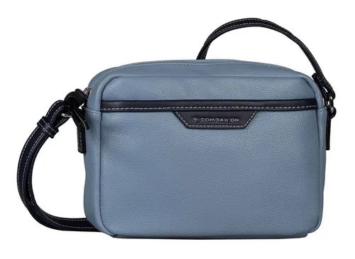 TOM TAILOR Leora Damen Umhängetasche - Mittelgroß in Blau - Stylische Umhängetasche mit Reißverschluss und praktischen Fächern, ideal für den Alltag. Flexibel tragbar dank verstellbarem Schulterriemen. Maße: 24x7,5x12 cm.