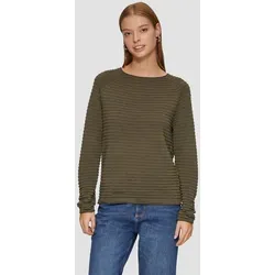 s.Oliver Strickpullover für Damen - Klassischer Rundhalsausschnitt mit Rollsaum, lange Raglanärmel und komfortable Regular Fit Passform – ideal für lässige Outfits.