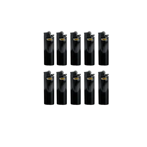 BIC Feuerzeug: Reibrad Maxi Full Black J26 - 10er Set