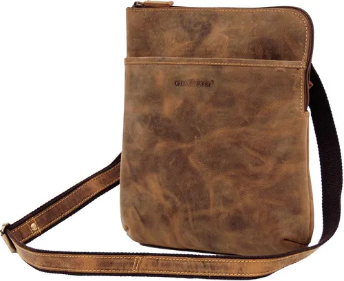 Greenburry Vintage Umhängetasche Leder 24 cm Tabletfach