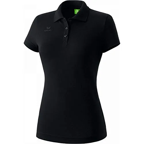 Erima Poloshirt Teamsport Damen 34 - Trainingsbekleidung aus 95% Baumwolle und 5% Elasthan, ideal für Handballspielerinnen, bietet hohen Tragekomfort und Bewegungsfreiheit.