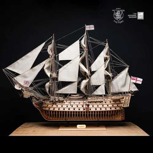 Hms Victory-Kit - Montageset im Maßstab 1:87 von OCCRE - Boote & Schiffe, detailgetreues Holzmodell für anspruchsvolle Modellbauer, ideal für Sammler und Bastler.