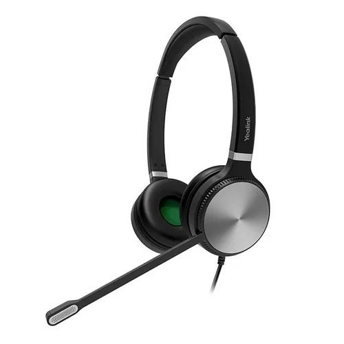 Yealink YHS36 Dual Headset - Komfortables und leichtes Design - Headsets mit dualer Ohrmuschel für klaren Sound und hohen Tragekomfort, ideal für lange Telefonate im Büro oder Home Office.
