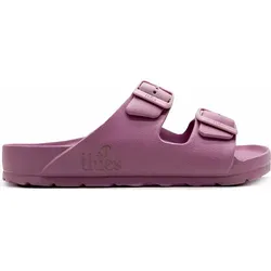 Thies Damen Sandalen - Vegane Komfortsandale aus Ecofoam - Ultraleichte und praktische Sandalen aus veganem EVA-Schaum in Malva. Ideal für warme Tage und umweltbewusste Mode.