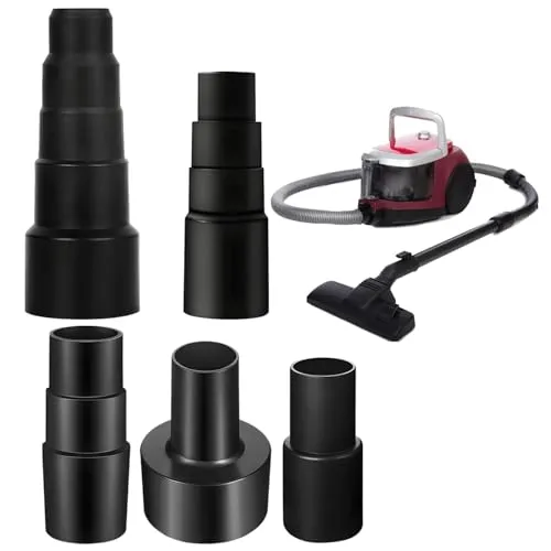 Stück Staubsauger Adapterkompatibel, adapter Werkzeuge, universal Reduzierung Staubsaugeradapterset, Schlauchadapter, Anschluß an Staubsaugerschlauch 5