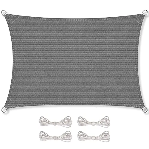 CelinaSun Sonnensegel 3x4m Premium HDPE in grau von CelinaSun
