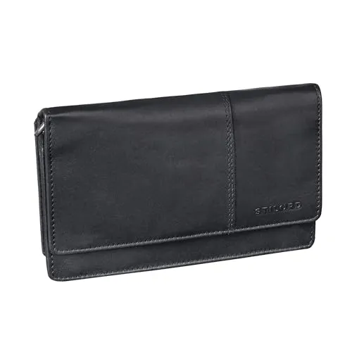 STILORD 'Darla' 3-in-1 Leder Handytasche - Damen-Geldbörsen mit RFID-Schutz und 9 Kartenfächern, vielseitig tragbar als Handytasche oder Geldbörse, für optimalen Komfort und Sicherheit im Alltag.