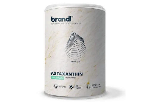 Brandl Nutrition brandl® Astaxanthin Kapseln - 80 Stück - Vitamine: Hochdosiertes, veganes Astaxanthin aus Blutregenalgen, laborgeprüfte Qualität für optimale Gesundheit und antioxidativen Schutz.