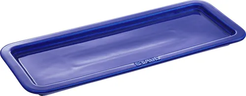 Staub Keramik Servierschale - Dunkelblaue Vorlegeplatte 36 x 14 cm - Servierplatte aus hochwertiger Keramik, ideal für stilvolles Servieren und dekoratives Anrichten von Speisen.