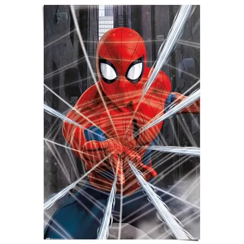 REINDERS Poster, Marvel Spider-man in rot von REINDERS