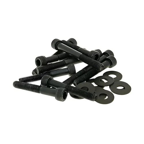 Variodeckel- Schraubenset schwarz Stahl für 50