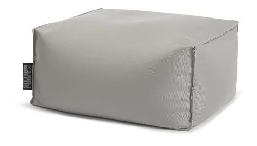 Stylischer Hocker 65x35x55cm in Mittelgrau - Sitzsack in elegantem Grau, ideal für jeden Raum. Leicht und platzsparend, perfekt für gemütliche Stunden.