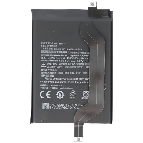AccuCell Akku für Xiaomi Note 10 Pro - 5000mAh Li-Polymer - Batterien & Akkus - Hochwertiger Ersatzakku mit 5000mAh Kapazität, geringem Kapazitätsverlust und integriertem Schutz gegen Kurzschluss und Überladung.