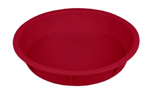 HI Silikonform Silikon Rundform Kuchenform Rot Haushalt International Art. 18078