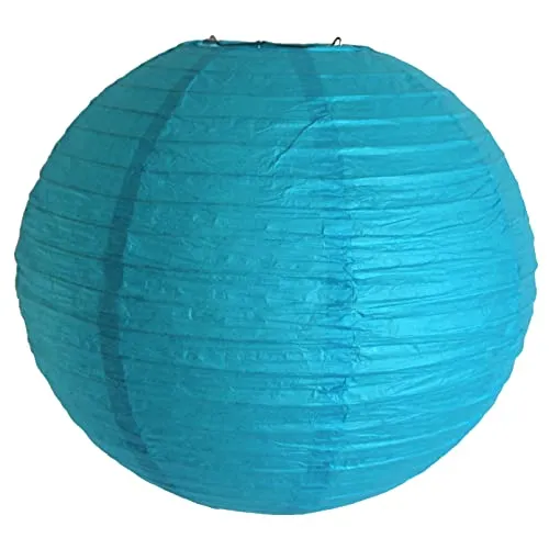 AAF Nommel®, 515, Lampion 1 Stk. Papier türkis mint unifarben japanisch rund Durchmesser 30 cm