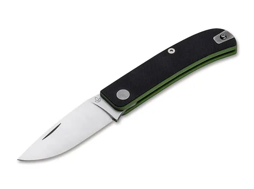 Manly Waso 14C28N Toxic Taschenmesser - Taschenmesser mit rutschfestem G10-Griff und stabiler 14C28N Klinge, ideal für Outdoor-Abenteuer und den täglichen Gebrauch.