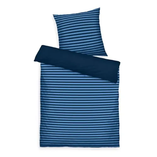 TOM TAILOR HOME Bettwäsche MEDIUM STRIPES in blau von Tom Tailor
