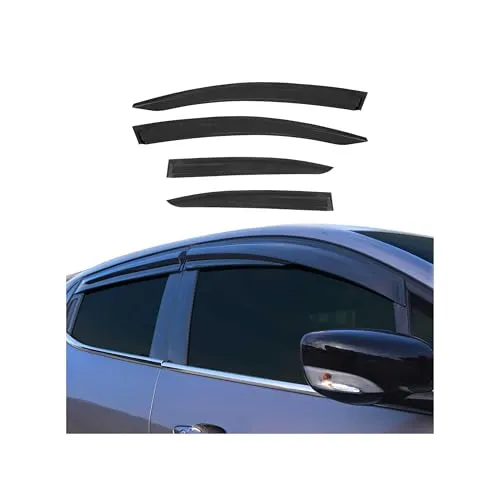 OMAC Windabweiser für Honda Civic 2011-2017 - Elegante Windabweiser aus hochwertigem Acryl, witterungsbeständig und aerodynamisch. Einfache Montage für optimalen Schutz und stilvolles Design. Perfekte Passform für ein verbessertes Fahrerlebnis.