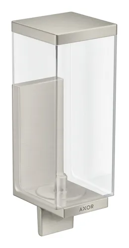 Axor Universal Rectangular Lotionspender - Edelstahl Optic - Eleganter Lotionspender aus Edelstahl, ideal für modernes Badezimmerdesign und einfache Handhabung.