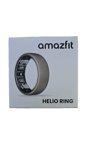 Amazfit Helio Ring Größe 8 - 10 ATM wasserdichter Fitness Tracker, Schlafüberwachung und Herzfrequenzmessung für optimale Erholung und Gesundheit
