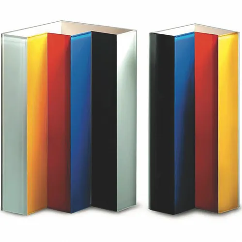 Line Up Vase PO-404 in orange von Po Selected