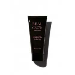 RATED GREEN Real Glow Anti Hair Loss Extra Volume Shampoo 200 ml - Shampoo für geschwächte Haare, stärkt die Haarwurzel und fördert gesundes Wachstum mit 94% natürlichen Inhaltsstoffen für mehr Fülle und Volumen.