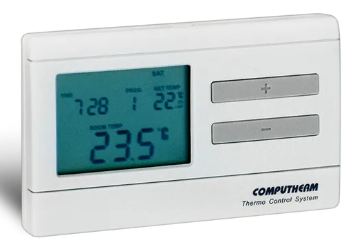 COMPUTHERM Q7 Digital Raumthermostat - Präzises digitales Raumthermostat zur einfachen Temperaturregelung, benutzerfreundlich und mit 2 Jahren Herstellergarantie.