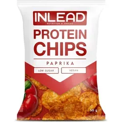 Inlead Protein Chips (6x50g) Paprika - Funktionelle Lebensmittel - Eiweiß-Snacks